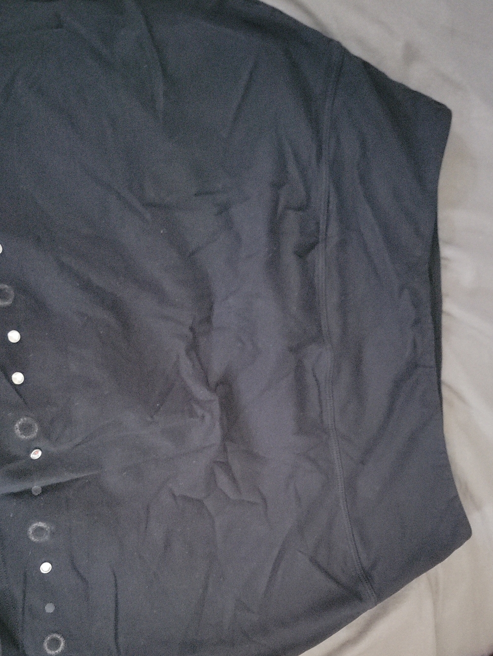 Women’s Black Skort with Decorative Eyelets